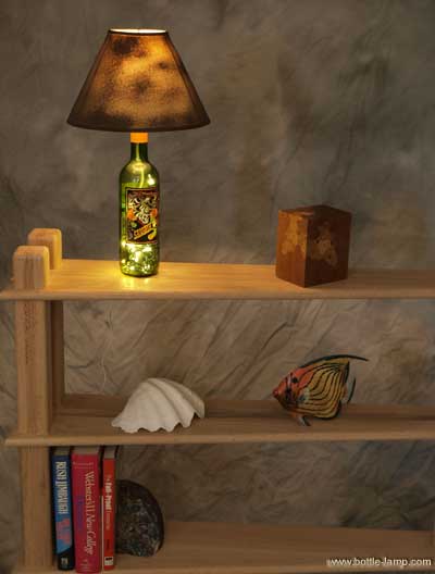 A Bottle Lamp is the perfect Handcrafted Gift For Fathers