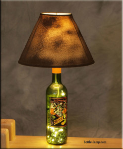 Ed Hardy Bottle Lamp