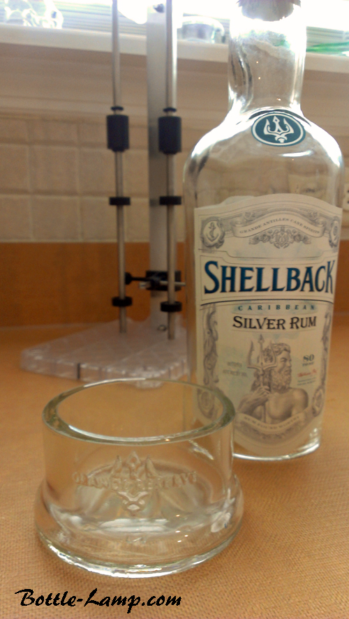 Shellback Silver Rum Bottle