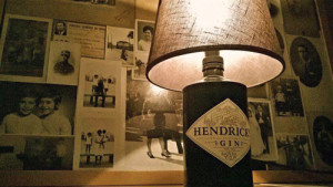 Hendricks Gin Bottle Lamp