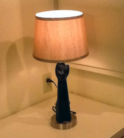 black cat lamp
