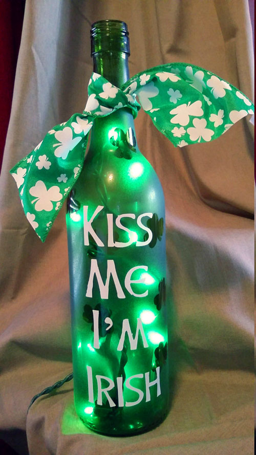Kiss Me Im Irish Bottle