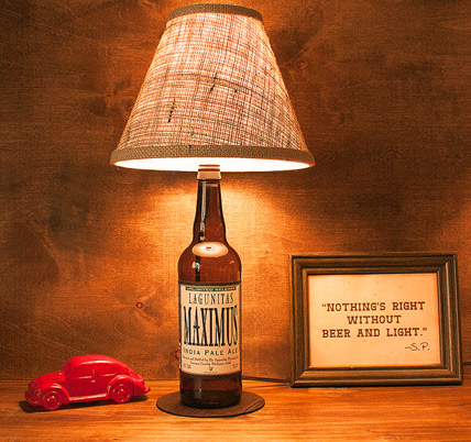 Lagunitas Beer Bottle Lamp Maximus IPA