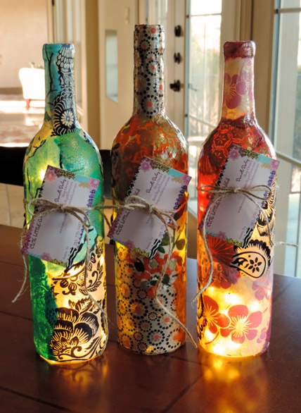 Custom Wine Bottle Lamp