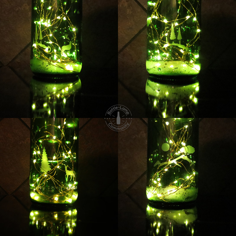 Glass bottle etching tips