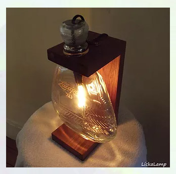 Gin Bottle Lamp · A Bottle Lamp · Home + DIY on Cut Out + Keep