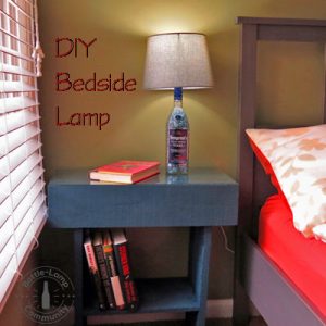 Make Your Own DIY Beside Lamps | How To Make A Bottle Lamp