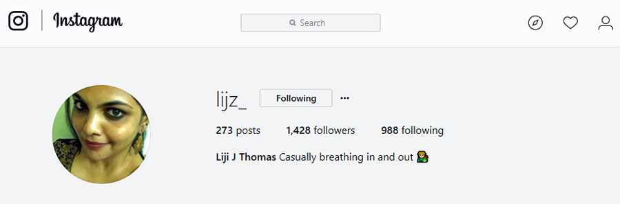Lijz Instagram Page