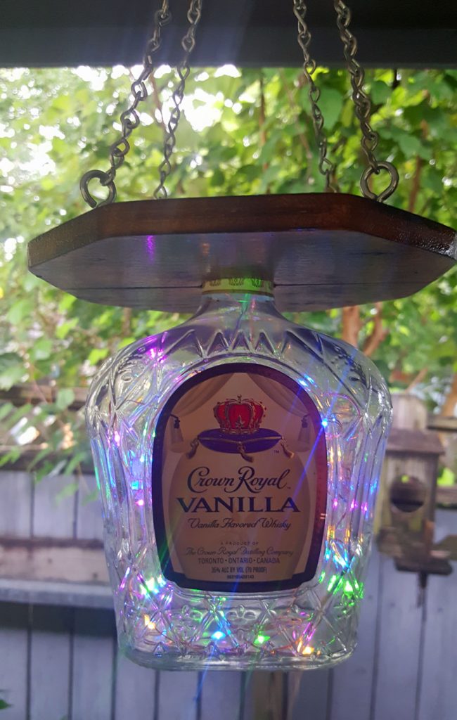 Vanilla Crown Royal Hanging Bar Light